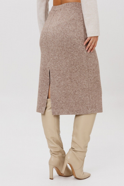 Джемпер, юбка Galean Style 993 коричневый - фото 4