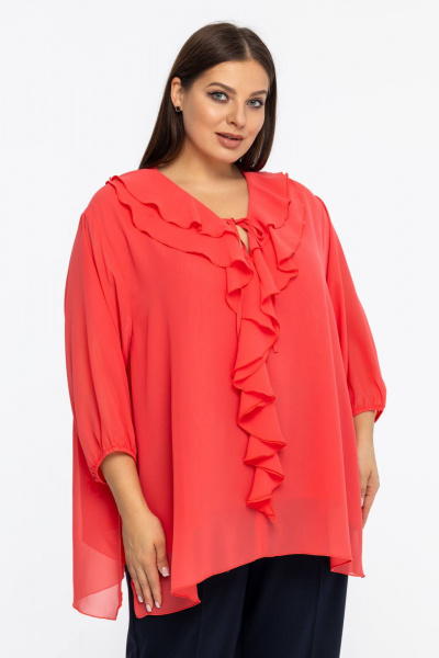 Блуза Avila 1006 коралловый - фото 6