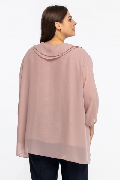 Блуза Avila 1006 пудровый - фото 5