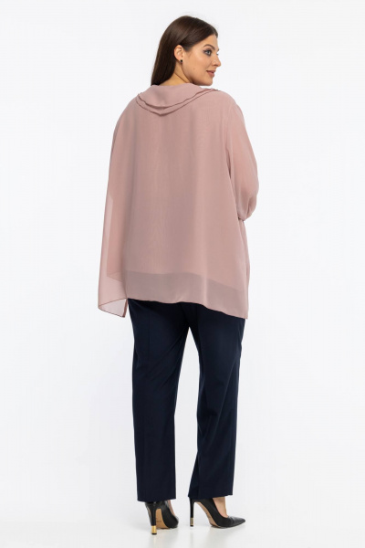 Блуза Avila 1006 пудровый - фото 4