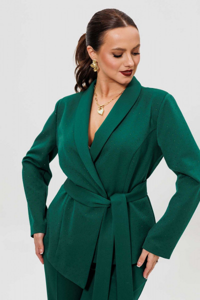 Брюки, жакет Mislana 1269 зеленый - фото 9