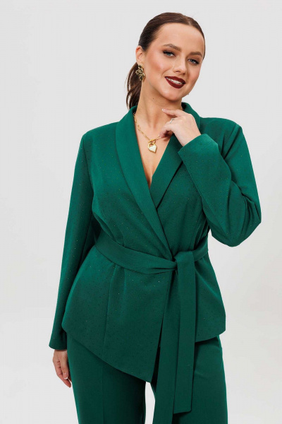 Брюки, жакет Mislana 1269 зеленый - фото 5