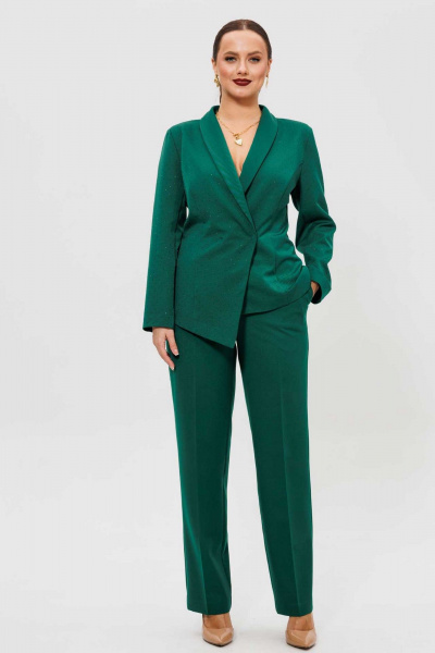Брюки, жакет Mislana 1269 зеленый - фото 1