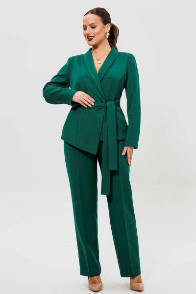 Брюки, жакет Mislana 1269 зеленый - фото 4