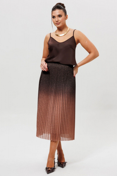 Юбка Mislana 1276 капучино - фото 4