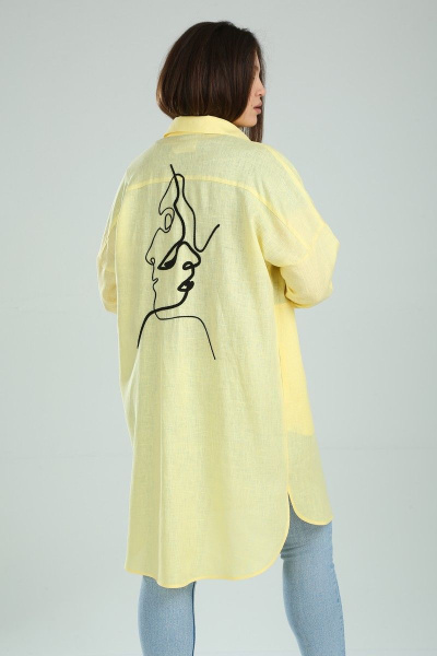 Блуза MALI 621-004 св-желтый - фото 9