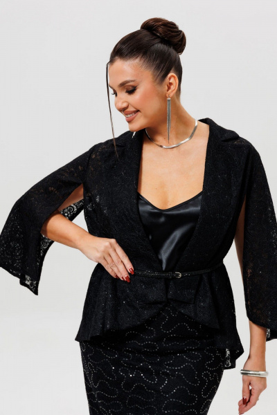 Жакет Mislana 1278 черный - фото 14