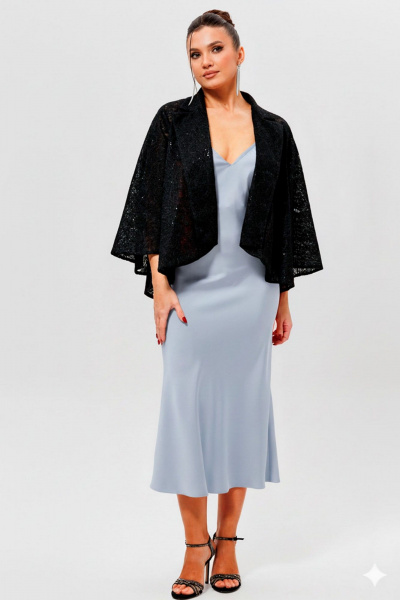 Жакет Mislana 1278 черный - фото 7