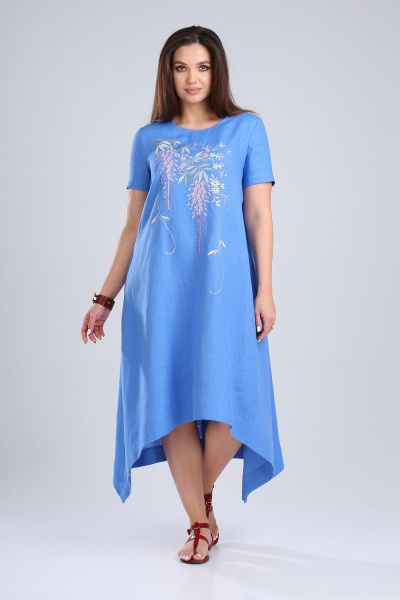 Платье MALI 419-017 голубой - фото 4