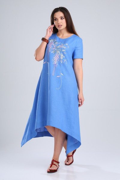 Платье MALI 419-017 голубой - фото 3