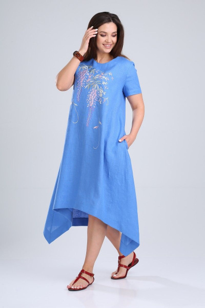 Платье MALI 419-017 голубой - фото 2