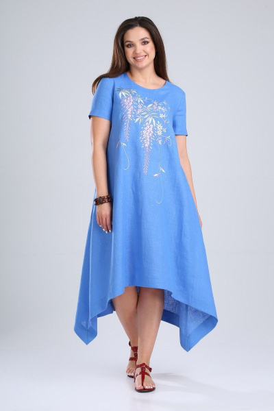 Платье MALI 419-017 голубой - фото 1