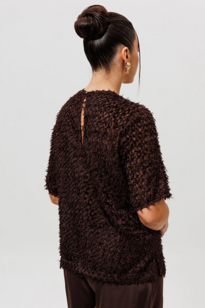 Брюки, жакет Mislana 1280к шоколад - фото 12