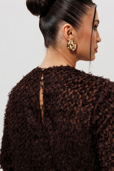 Брюки, жакет Mislana 1280к шоколад - фото 3