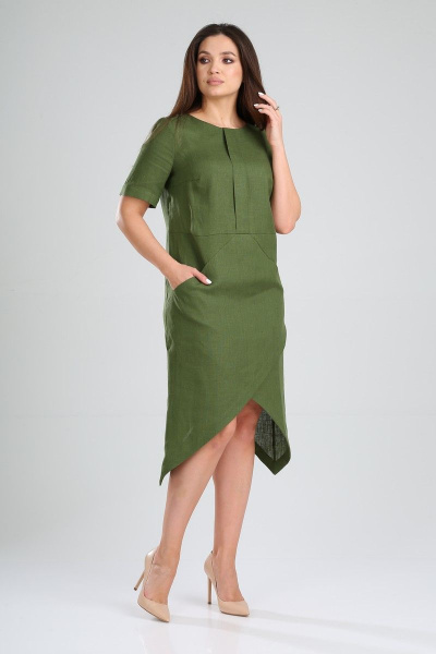 Платье MALI 419-007 зеленый - фото 5