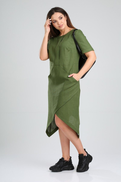 Платье MALI 419-007 зеленый - фото 4