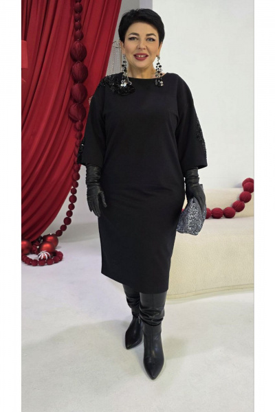 Платье Vittoria Queen 27303 черный - фото 6