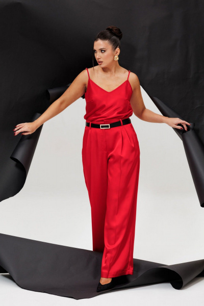 Брюки Mislana 1283 красный - фото 8
