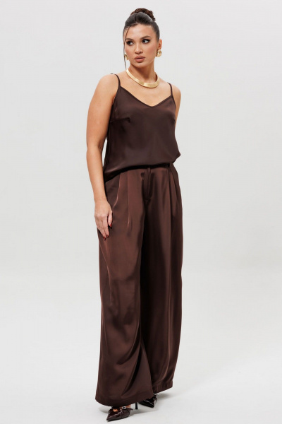 Брюки Mislana 1283 шоколад - фото 8