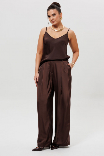 Брюки Mislana 1283 шоколад - фото 7