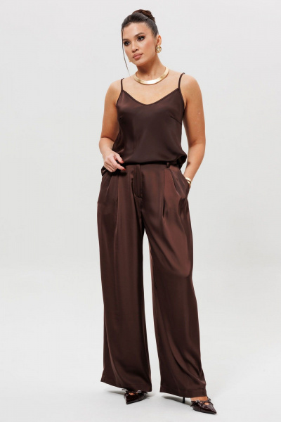 Брюки Mislana 1283 шоколад - фото 6