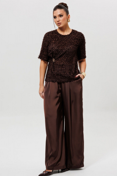 Брюки Mislana 1283 шоколад - фото 5