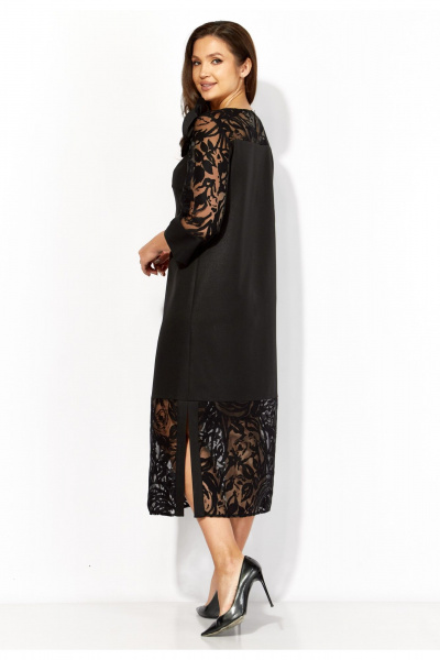 Брошь, платье TAiER 1414 черный - фото 4