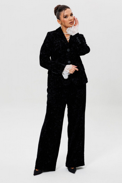Брюки, жакет, манжеты Mislana 1285м черный - фото 2