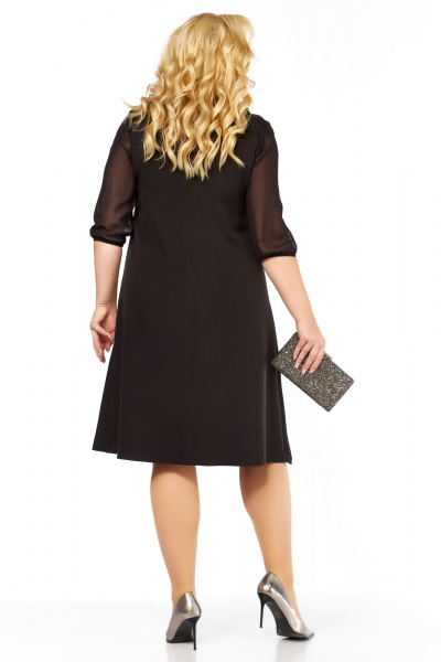 Платье Belinga 1236 черный - фото 4