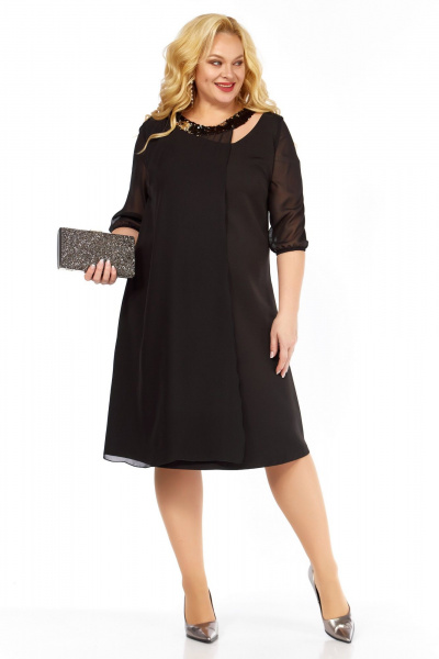 Платье Belinga 1236 черный - фото 2