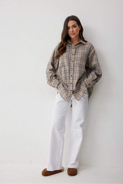 Рубашка T.N.D М156 клетка - фото 4