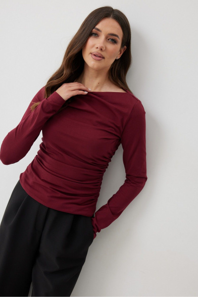 Джемпер T.N.D М163 вишня - фото 4