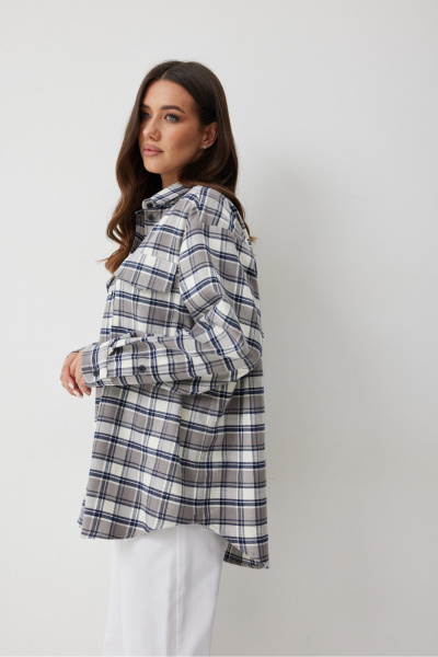 Рубашка T.N.D М164 клетка - фото 5