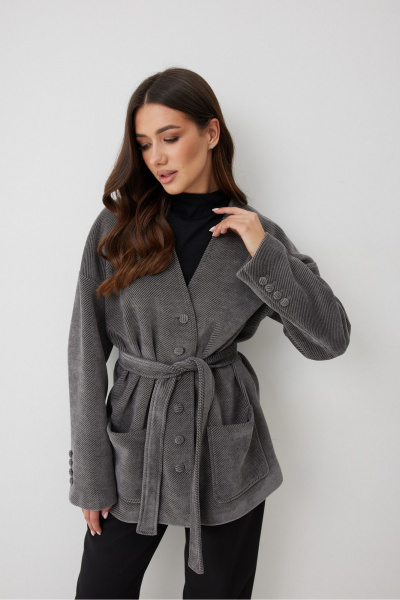 Жакет T.N.D М667 графит - фото 1