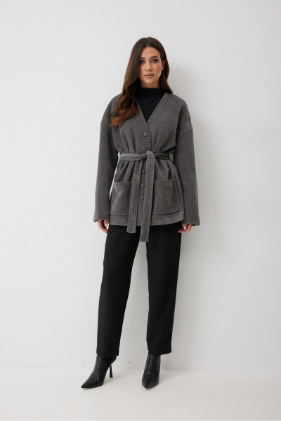 Жакет T.N.D М667 графит - фото 2