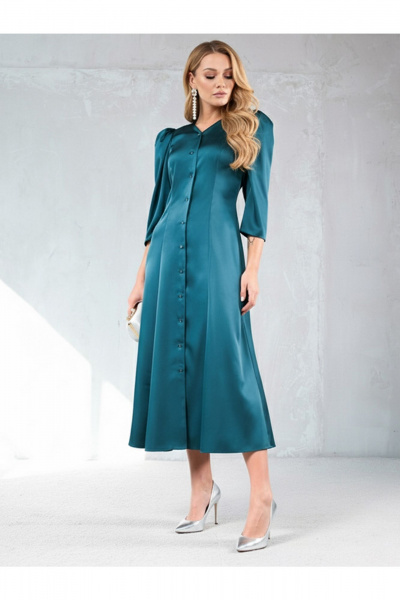 Платье Erika Laurent 1741 зеленый - фото 3