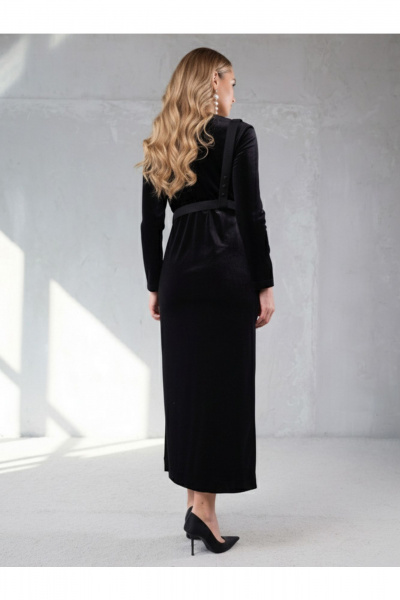 Платье Erika Laurent 7432 черный - фото 3