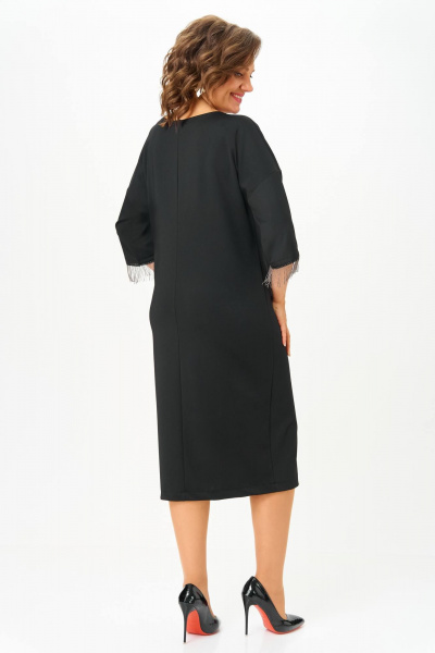 Платье Anastasia 1308 черный - фото 6