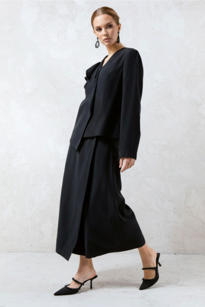 Блуза Erika Laurent 7217 черный - фото 2