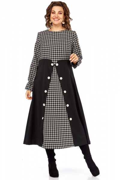 Платье Celentano lite 5068 гусиная_лапка - фото 6