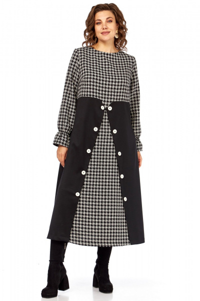 Платье Celentano lite 5068 гусиная_лапка - фото 3