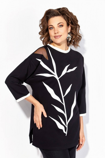 Блуза Liliana 1495 черный - фото 1