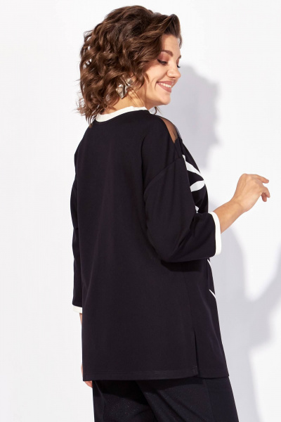 Блуза Liliana 1495 черный - фото 3