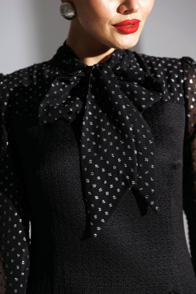 Платье Мода Юрс 25-2779 черный - фото 7