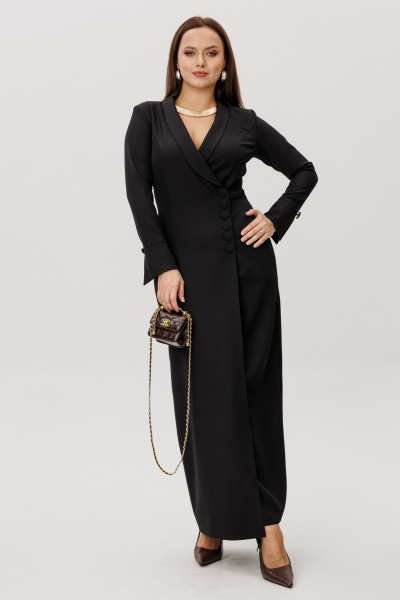 Платье Marshop М213 черный - фото 8