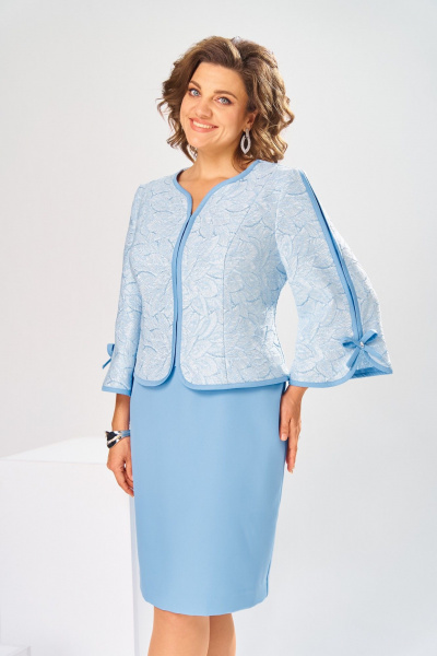 Платье Romanovich Style 1-2748 голубой - фото 9