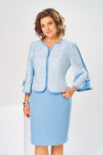 Платье Romanovich Style 1-2748 голубой - фото 8