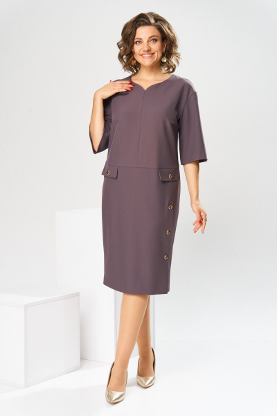 Платье Romanovich Style 1-2829 графит - фото 4