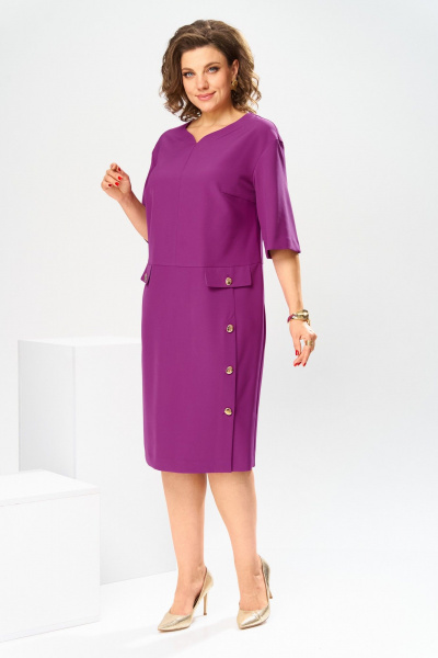 Платье Romanovich Style 1-2829 фуксия - фото 8