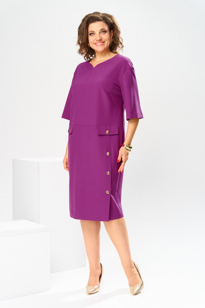 Платье Romanovich Style 1-2829 фуксия - фото 2